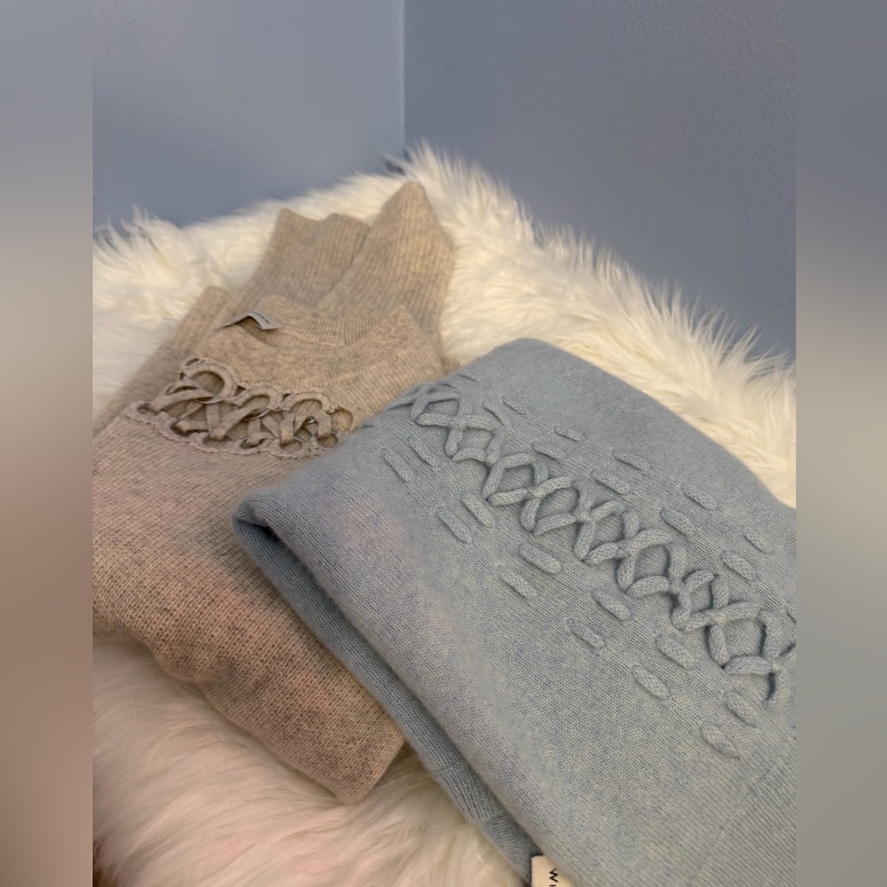 Two White + Warren Cashmere Sweaters (2 pieces) - Picture 3 of 12